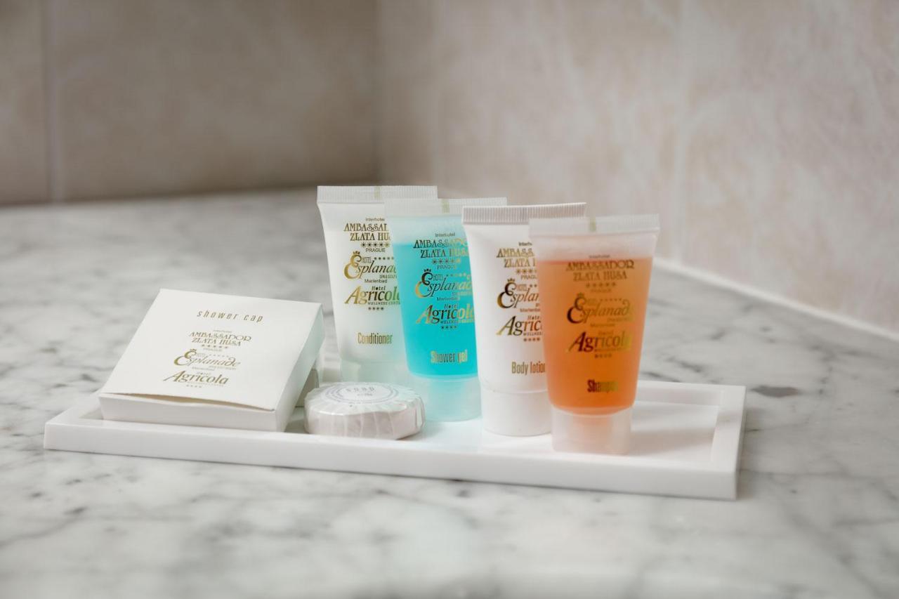 Ambassador Zlata Husa Praga Exterior foto A selection of toiletries